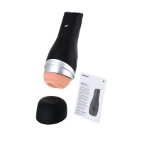 Мастурбатор нереалистичный Satisfyer Men Classic, TPE, серебристый, 25,4 см.