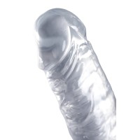 Фаллоимитатор двусторонний TOYFA Double Dildo, TPR, прозрачный, 40 см