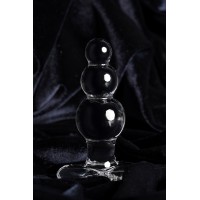 Анальная втулка Sexus Glass, стекло, прозрачная, 10,5 см, Ø 3,5 см