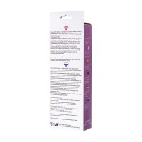 Вибратор с клиторальным стимулятором A-Toys by TOYFA High-Tech fantasy, TPE, фиолетовый, 22 см
