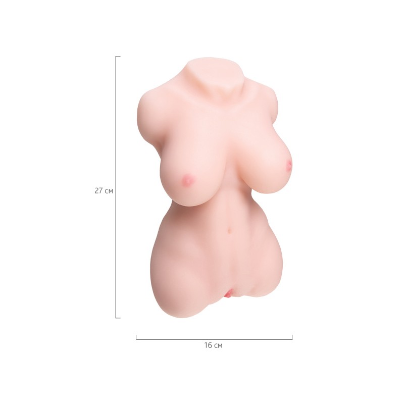 Мастурбатор реалистичный Juicy Pussy by TOYFA, Heart stealer, TPE, телесный