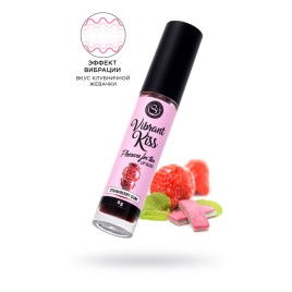 Бальзам для губ SECRET PLAY с эффектом вибрации, со вкусом клубничной жвачки, 6 гр