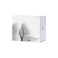 Мастурбатор реалистичный KOKOS Hera Hip Real с вибрацией и ротацией, TPR, телесный, 26 см