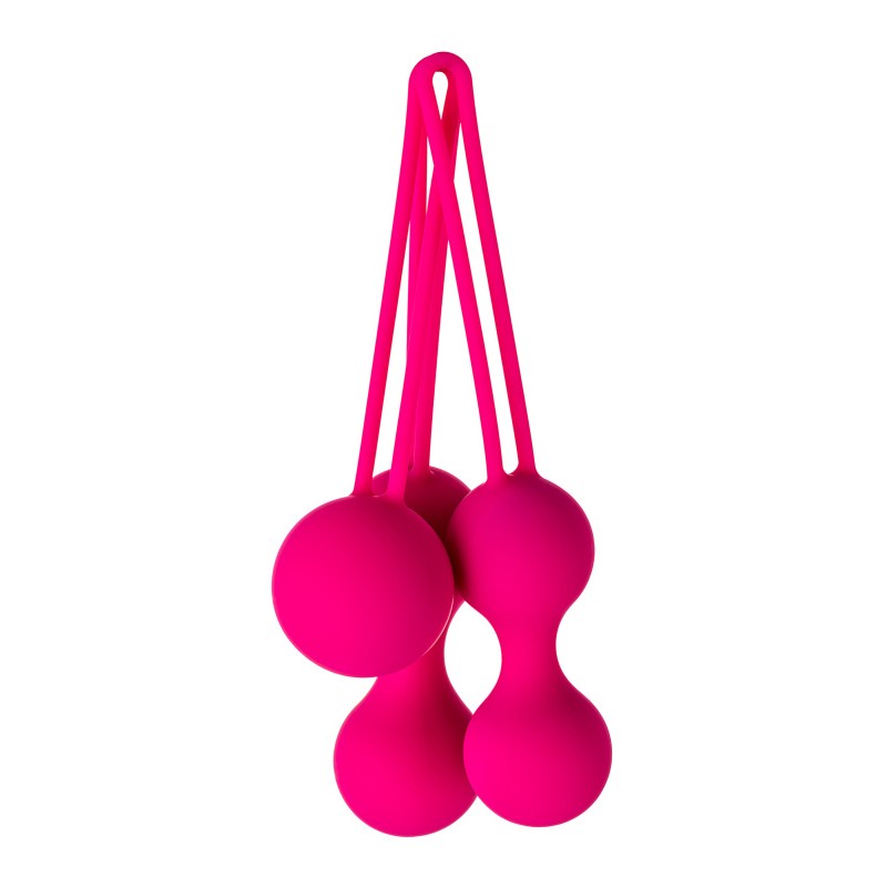 Вагинальные шарики A-Toys by TOYFA Redvil, силикон, розовые, 16,5 см