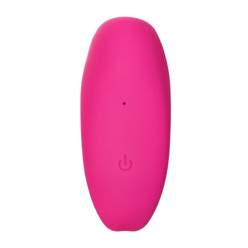 Клиторальный вибратор в трусики JOS FLIRTY, силикон, розовый, 9,3 см