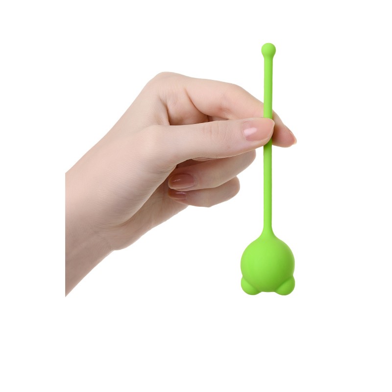Вагинальный шарик A-Toys by TOYFA Tigo, силикон, зеленый, 12,4 см Ø 2,7 см