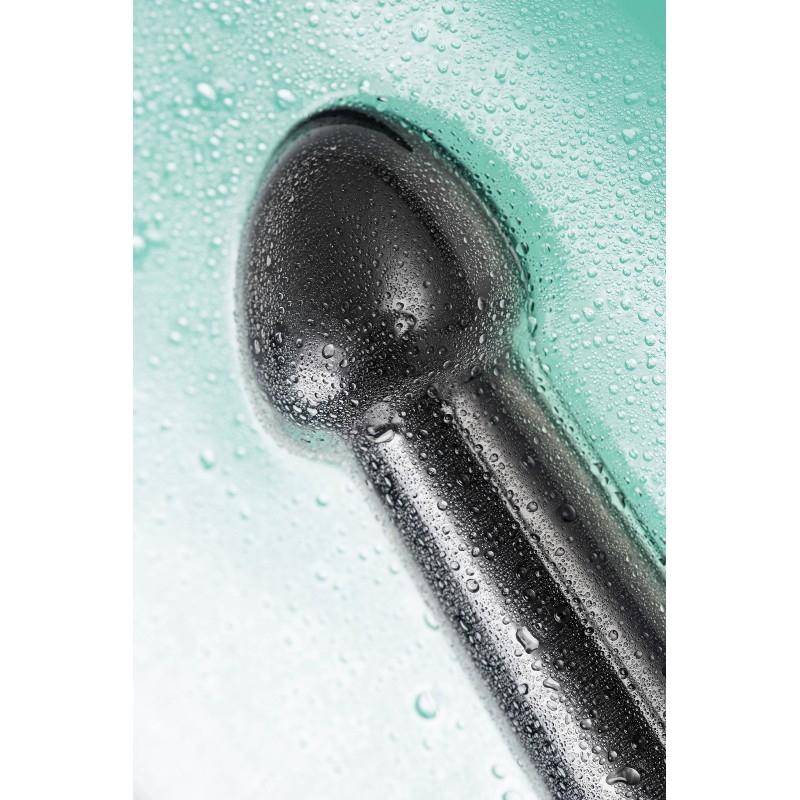 Нереалистичный фаллоимитатор Jelly Dildo L Toyfa Basic, TPE, черный, 20 см