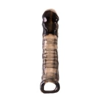 Насадка TOYFA XLover, для увеличения размера, TPE, черный, прозрачный, 22.5 см