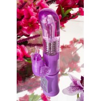 Вибратор с клиторальным стимулятором A-Toys by TOYFA High-Tech fantasy, TPE, фиолетовый, 22,4 см
