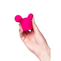 Насадка для массажера Love Magic, силикон, розовая, 6 см