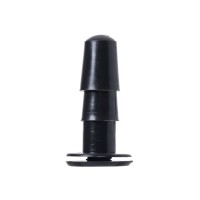 Насадка для страпона RealStick Strap-On Axel, PVC, тёмно-серый, 17,5 см