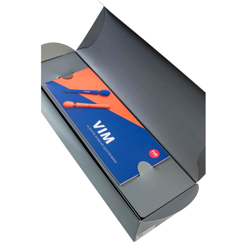 Изображение Fun Factory, Германия Вибромассажер Fun Factory VIM VIBRATING WAND, силикон, оранжевый, 31,3 см