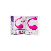 Виброяйцо LOVENSE Lush 2, силикон, розовый, 18 см