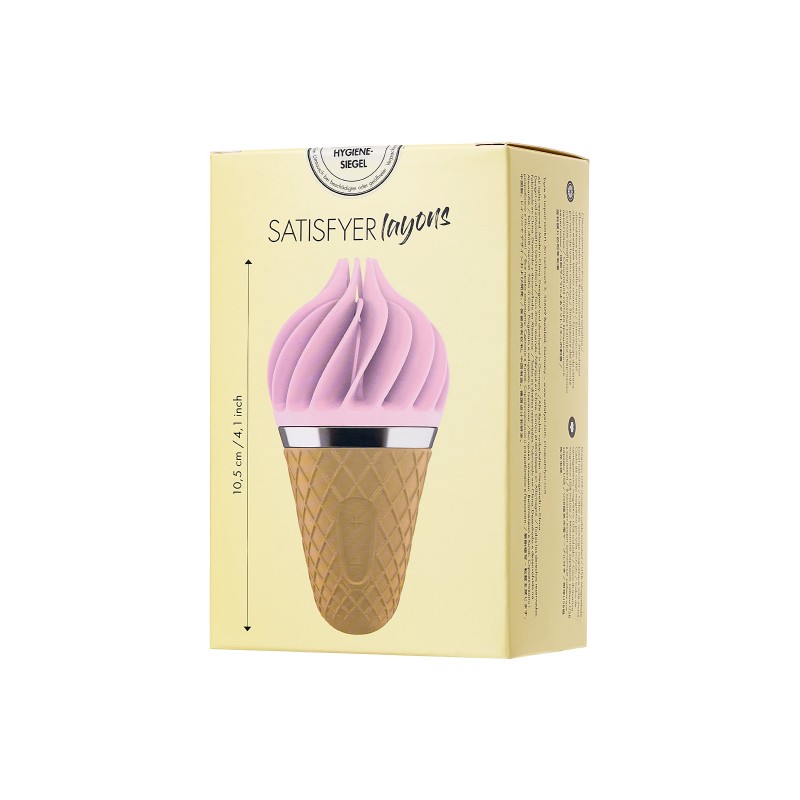 Спиннатор Satisfyer Sweet Treat , силикон, розовый, 10,4 см.