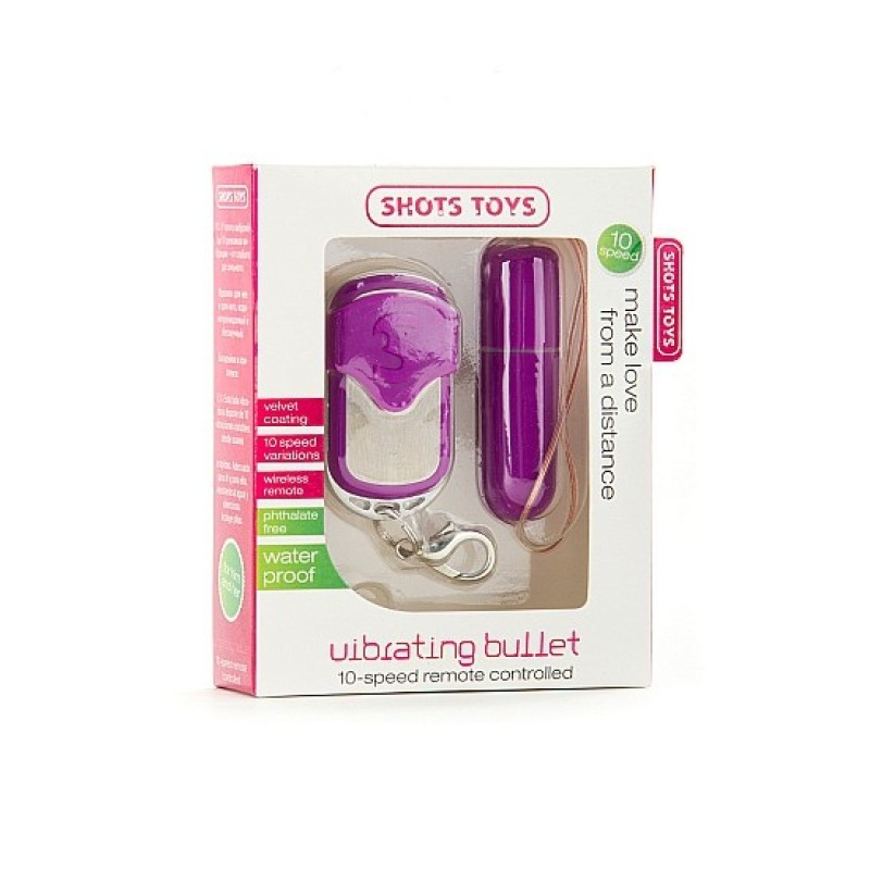Вибропуля  Remote Vibrating Bullet фиолетовая