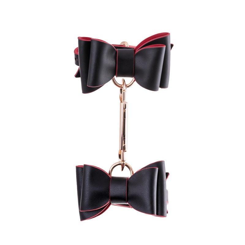 Бондажный набор Toyfa Theatre Bow-tie, PU-кожа, черный