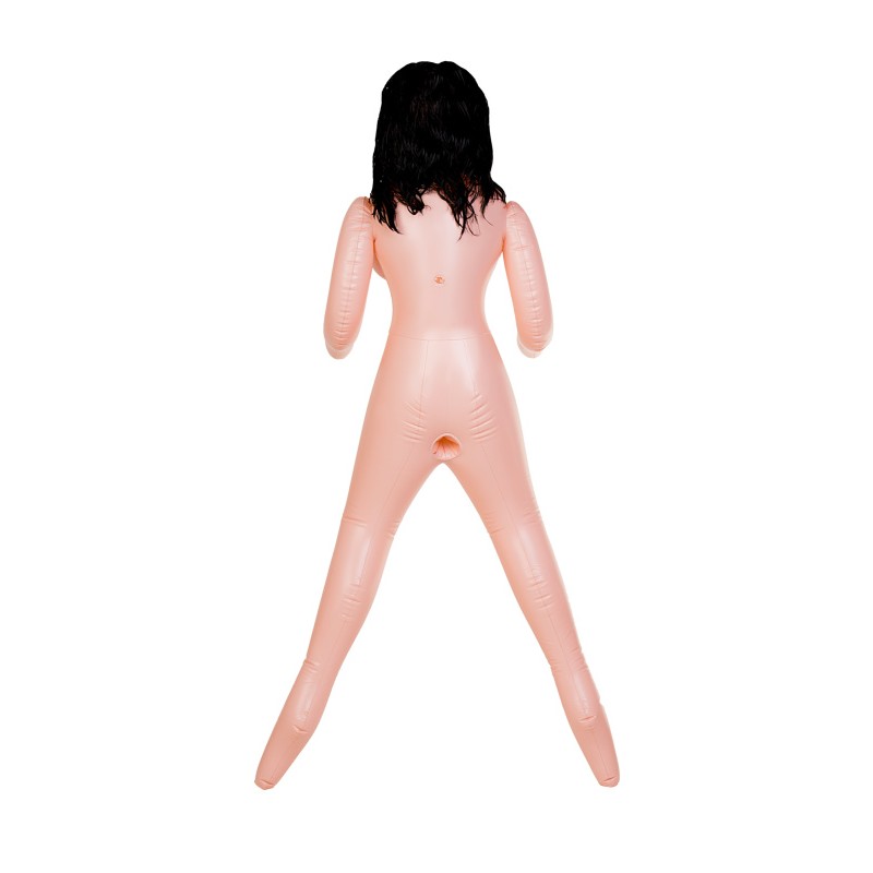 Кукла надувная Dolls-X by TOYFA Cop Samantha реалистичная голова,брюнетка, с тремя отверстиями