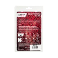 Насадка на пенис для двойного проникновения Black&Red by TOYFA , силикон, чёрный, 16,5 см