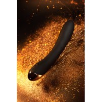 Нереалистичный вибратор WANAME D-SPLASH STREAM, силикон, черный, 21 см