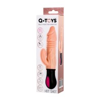 Реалистичный вибратор A-Toys by TOYFA Hot shot с функцией Up-Down, TPE, телесный, 24,2 см