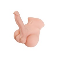 Мастурбатор с фаллосом Juicy Pussy by TOYFA Manuel, TPE, телесный, 25 см
