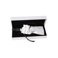 Вибратор клиторальный Qvibry 8Gb USB памяти, силикон, черный, 12 см