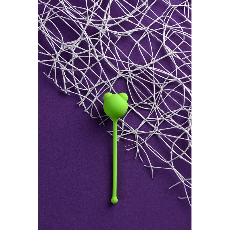 Вагинальный шарик A-Toys by TOYFA Tigo, силикон, зеленый, 12,4 см Ø 2,7 см