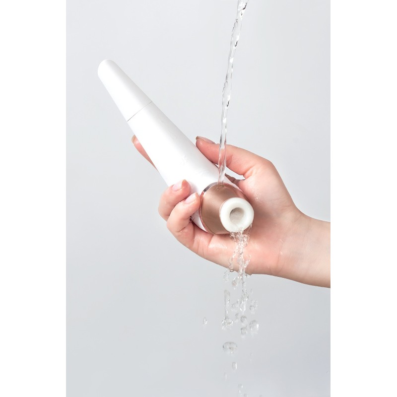 Вакуум-волновой бесконтактный стимулятор клитора Satisfyer Number Two, ABS пластик, белый, 17 см