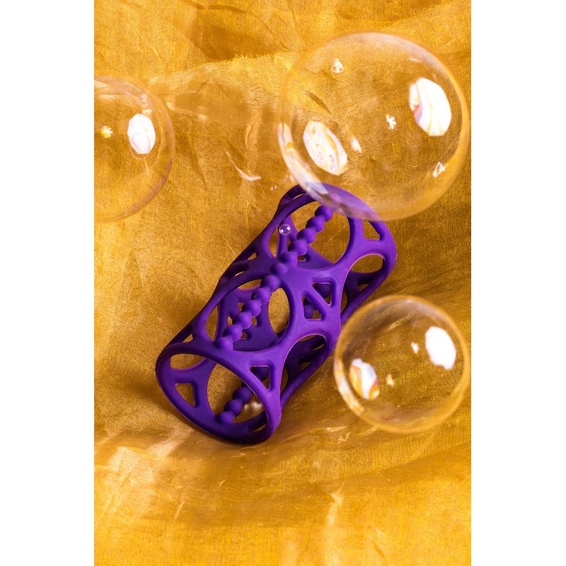 Насадка на пенис A-Toys by TOYFA, силикон, фиолетовый, 7,5 см