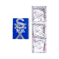 Презервативы Sagami, extreme, feel fit, гладкие, 19 см, 5,1 см, 3 шт.