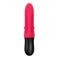 Пульсатор Fun Factory BI STRONIC FUSION, силикон, красный, 22 см