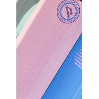 Нереалистичный вибратор Satisfyer Triple Oh, силикон, голубой, 24 см