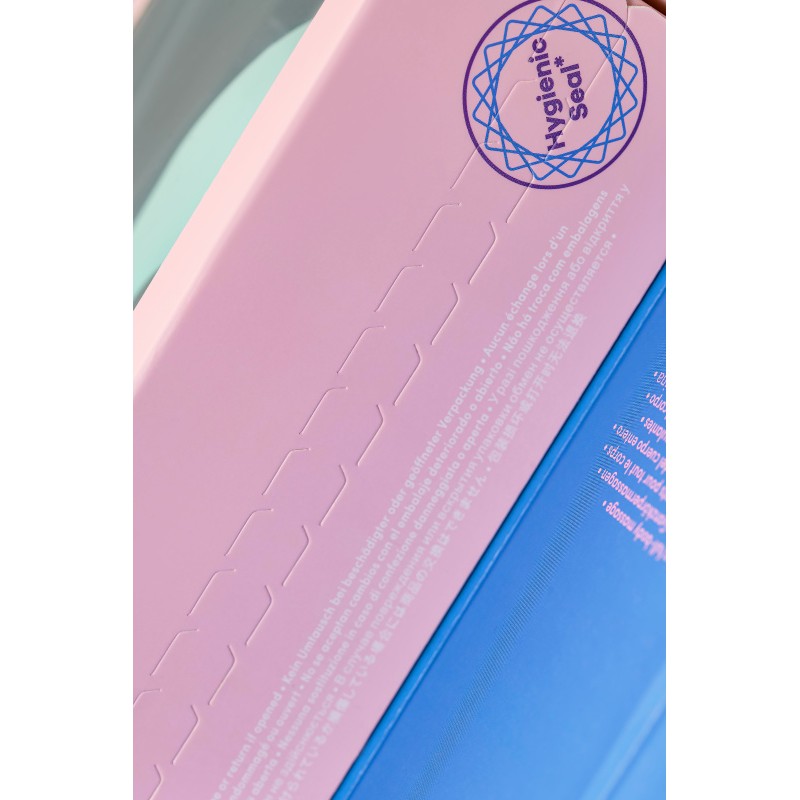 Нереалистичный вибратор Satisfyer Triple Oh, силикон, голубой, 24 см