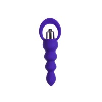 Анальная втулка ToDo by Toyfa Twisty, силикон, фиолетовая, 14 см, Ø 3,2 см