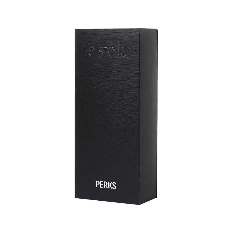 Нереалистичный вибратор Le Stelle PERKS SERIES EXC, силикон, синий, 17 см