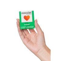 Презервативы masculan Anatomic №3, анатомической формы, 5,3 см, 18,5 см, 3 шт