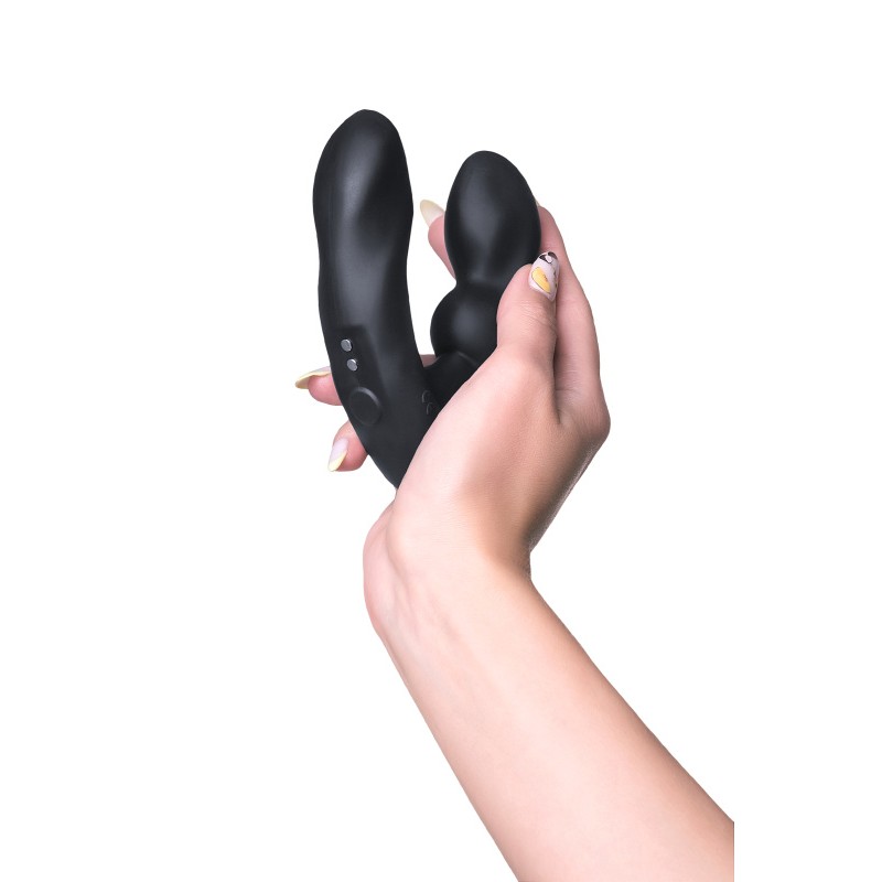 Стимулятор простаты LOVENSE Edge 2, силикон, черный, 12,4 см