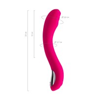 Нереалистичный вибратор LOVENSE Osci 2 G-spot, силикон, розовый, 22 см