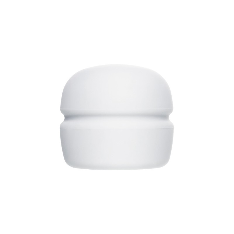 Насадка Magic Wand Silky touch для массажера Europe, силикон, белая, 4.5 см
