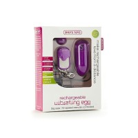Виброяйцо Rechargeable Vibrating egg фиолетовое с пультом ДУ