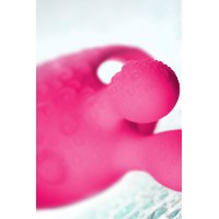 Виброяйцо и вибронасадка на палец JOS VITA, силикон, розовые, 8,5 и 8 см