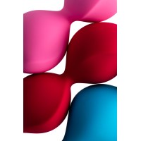 Набор вагинальных шариков Satisfyer Balls C03 Double, силикон, ассорти, Ø 3 см.