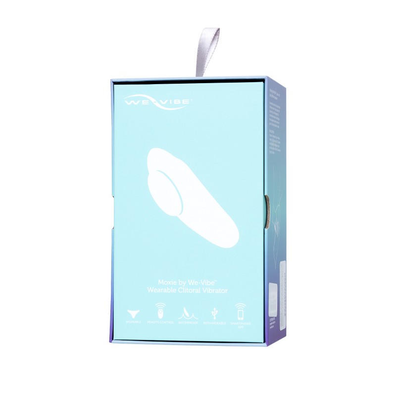 Вибратор клиторальный WE-VIBE Moxie  силикон, мятный, 9,2 см
