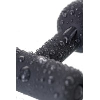 Анальная втулка Erotist SHAFT, силикон, черный, 6,9 см