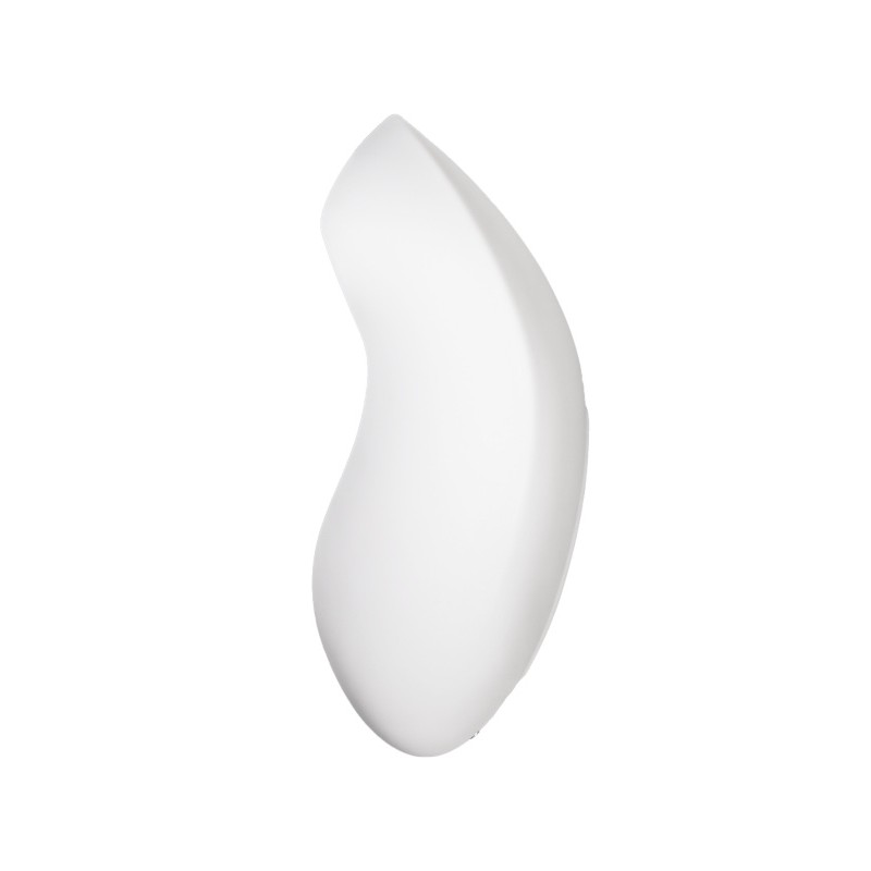 Вакуум-волновой стимулятор клитора с вибрацией Satisfyer Vulva Lover 2, силикон, белый, 11,9 см