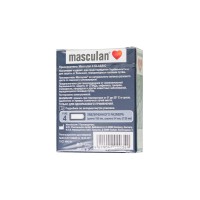 Презервативы Masculan, сlassic 4, XXL, латекс, увеличенного размера, розовый, 20 см, 5,5 см, 3 шт.