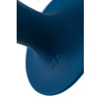 Фаллоимитатор Satisfyer Double Ball-R, силикон, синий, 18 см