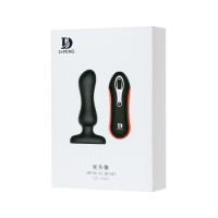 Анальная втулка Optical Head D-PENG, силикон, черный, 12,3 см