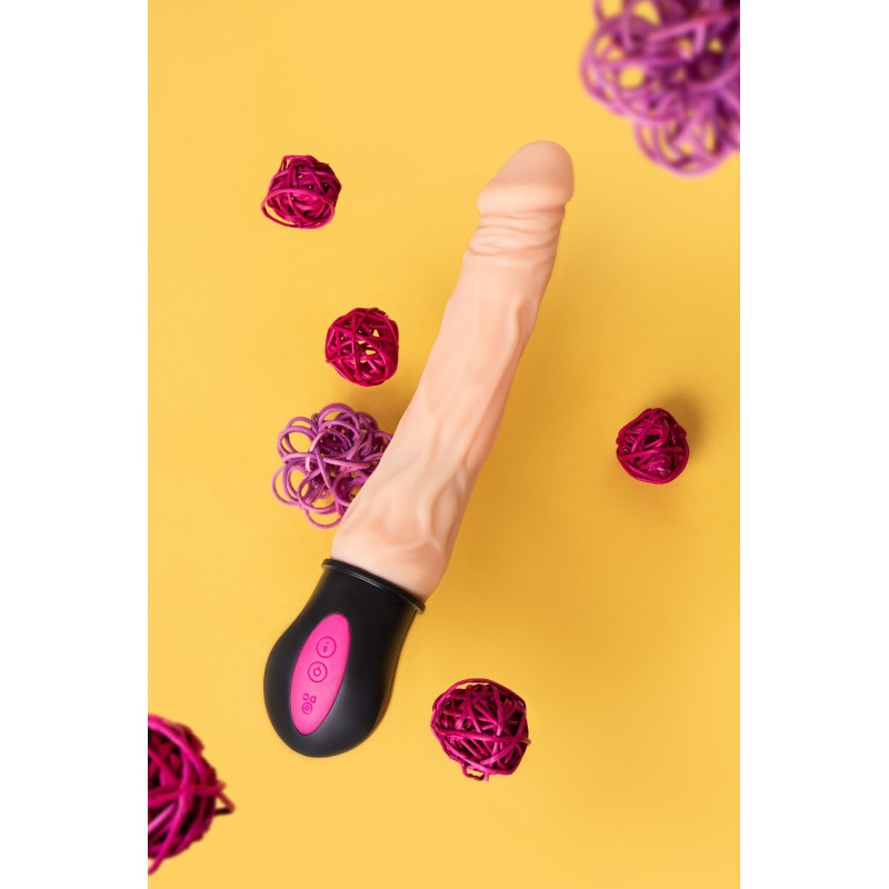 Реалистичный вибратор с подогревом A-Toys by TOYFA Benedick, TPE, телесный, 25 см