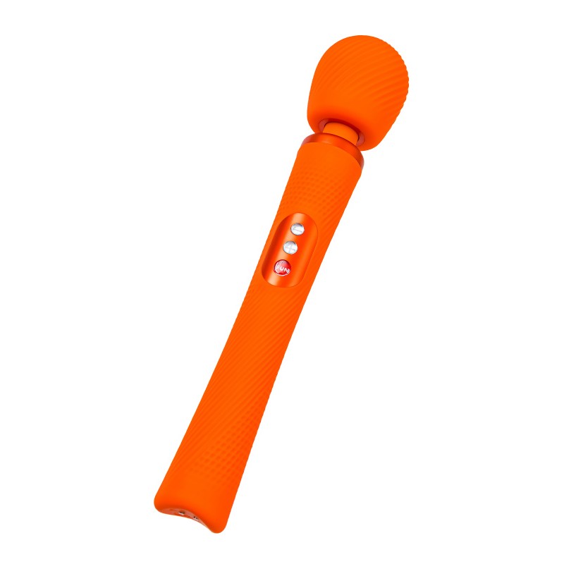 Изображение Fun Factory, Германия Вибромассажер Fun Factory VIM VIBRATING WAND, силикон, оранжевый, 31,3 см